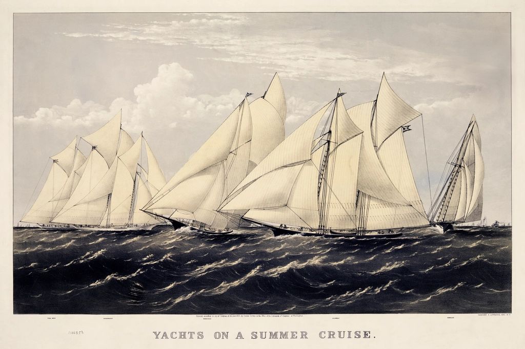 Boats moored at the harbour